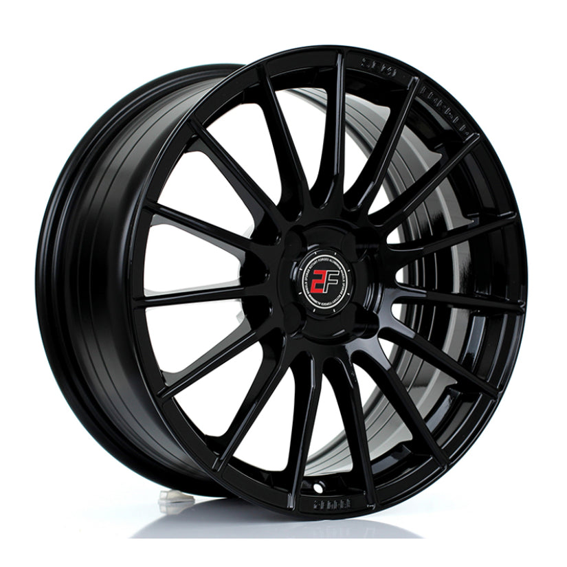 2Forge ZF1 Alloy Wheel 17x7.5 4x114 ET10 TO 51 72.6mm CB Gloss Black