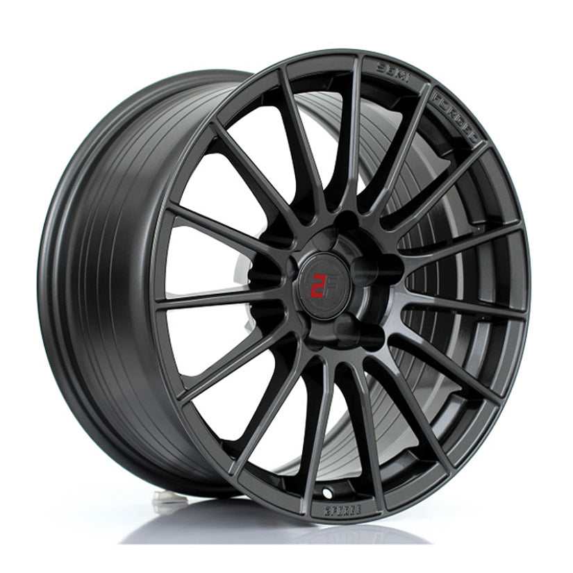 2Forge ZF1 Alloy Wheel 17x9 5x120 ET10 TO 50 72.6mm CB Gloss Gunmetal
