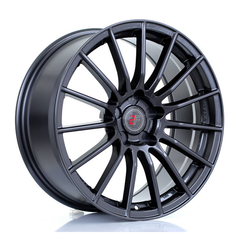 2Forge ZF1 Alloy Wheel 18x8 5x128 ET15 TO 42 72.6mm CB Gunmetal