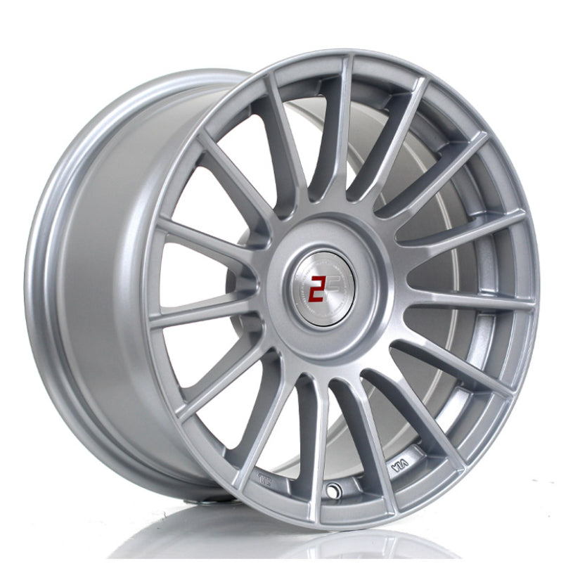 2Forge ZF1 Alloy Wheel 15x8 5x110 ET20 TO 50 72.5mm CB Silver