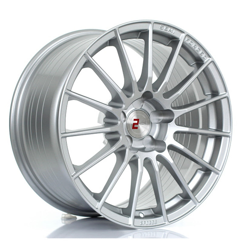 2Forge ZF1 Alloy Wheel 17x9.5 5x110 ET0 TO 45 72.6mm CB Silver
