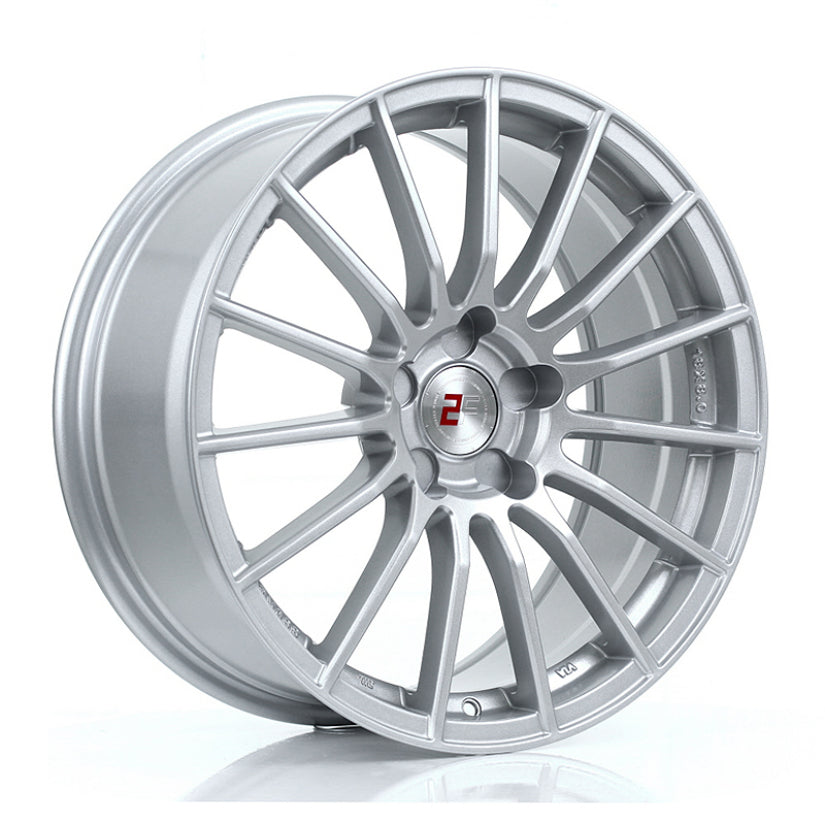 2Forge ZF1 Alloy Wheel 18x8 5x130 ET15 TO 42 72.6mm CB Silver