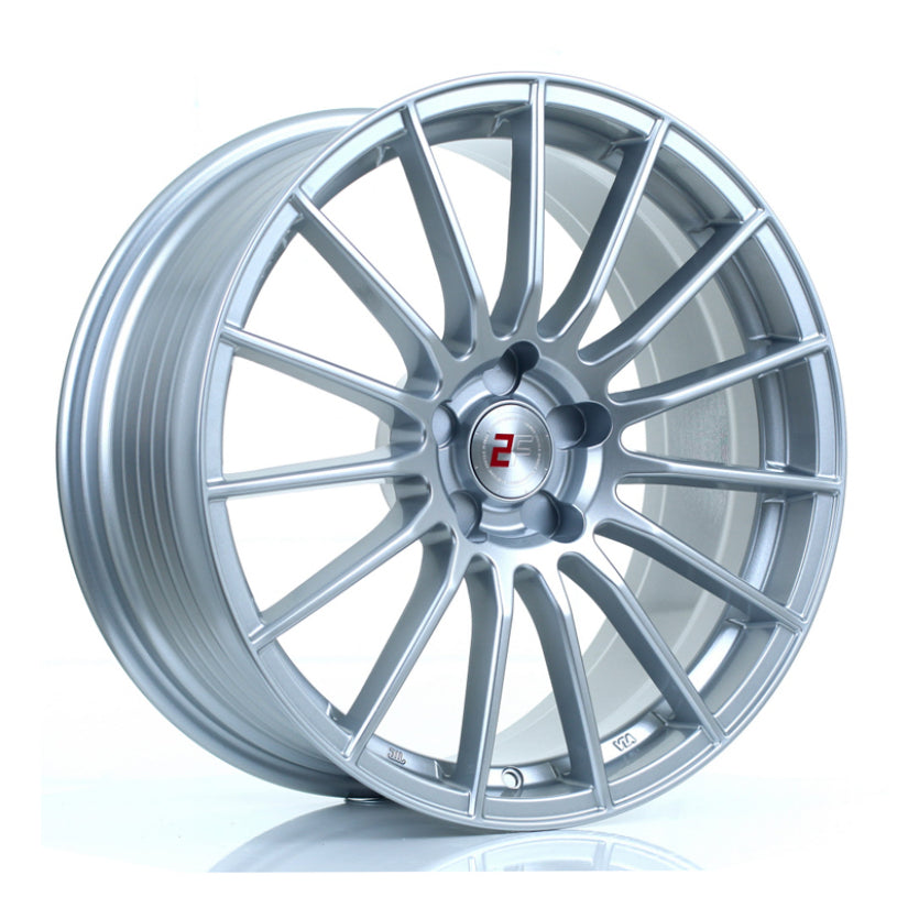 2Forge ZF1 Alloy Wheel 19x8.5 5x118 ET15 TO 45 72.6mm CB Crystal Silver