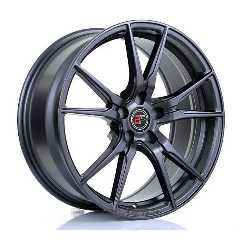2Forge ZF2 Alloy Wheel 19x8.5 5x108 ET15 TO 45 72.6mm CB Matt Gunmetal