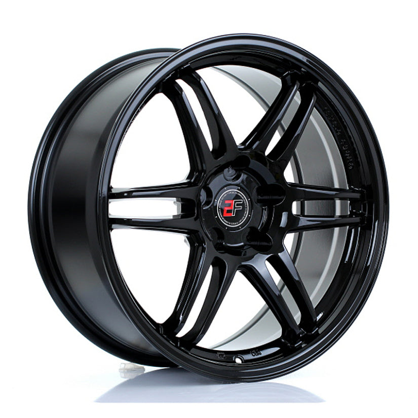2Forge ZF5 Alloy Wheel 18x8 5x115 ET15 TO 35 72.6mm CB Gloss Black