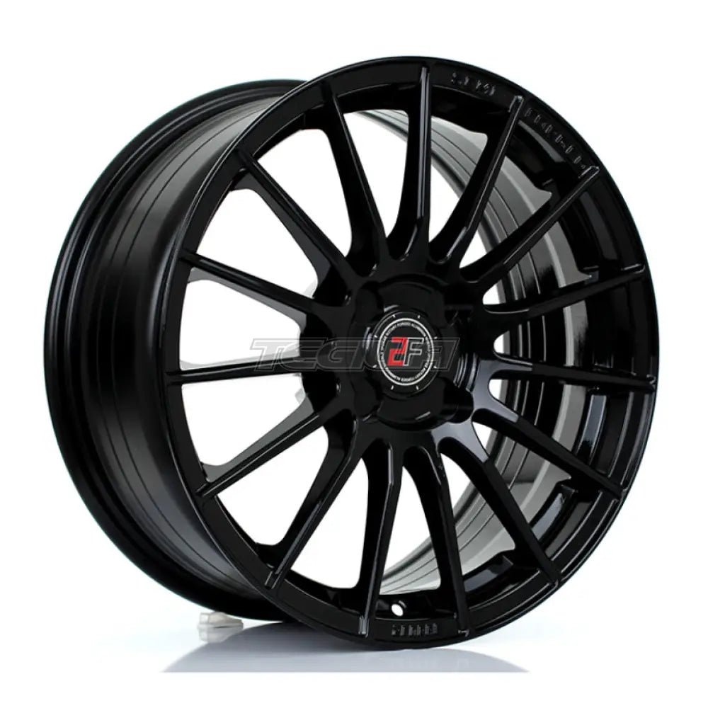 2Forge ZF1 Alloy Wheel 17x7.5 4x108 ET10 TO 51 72.6mm CB Gloss Black