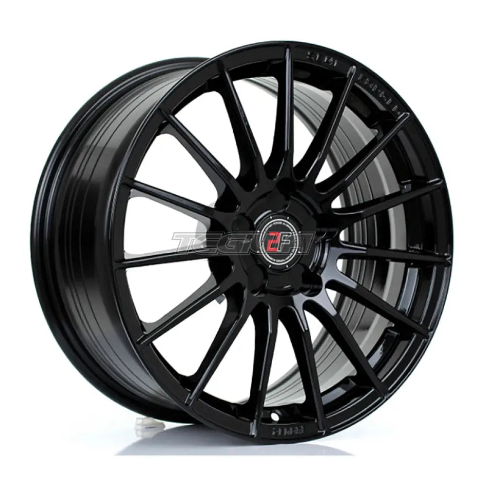 2Forge ZF1 Alloy Wheel 17x7.5 5x108 ET10 TO 51 72.6mm CB Gloss Black