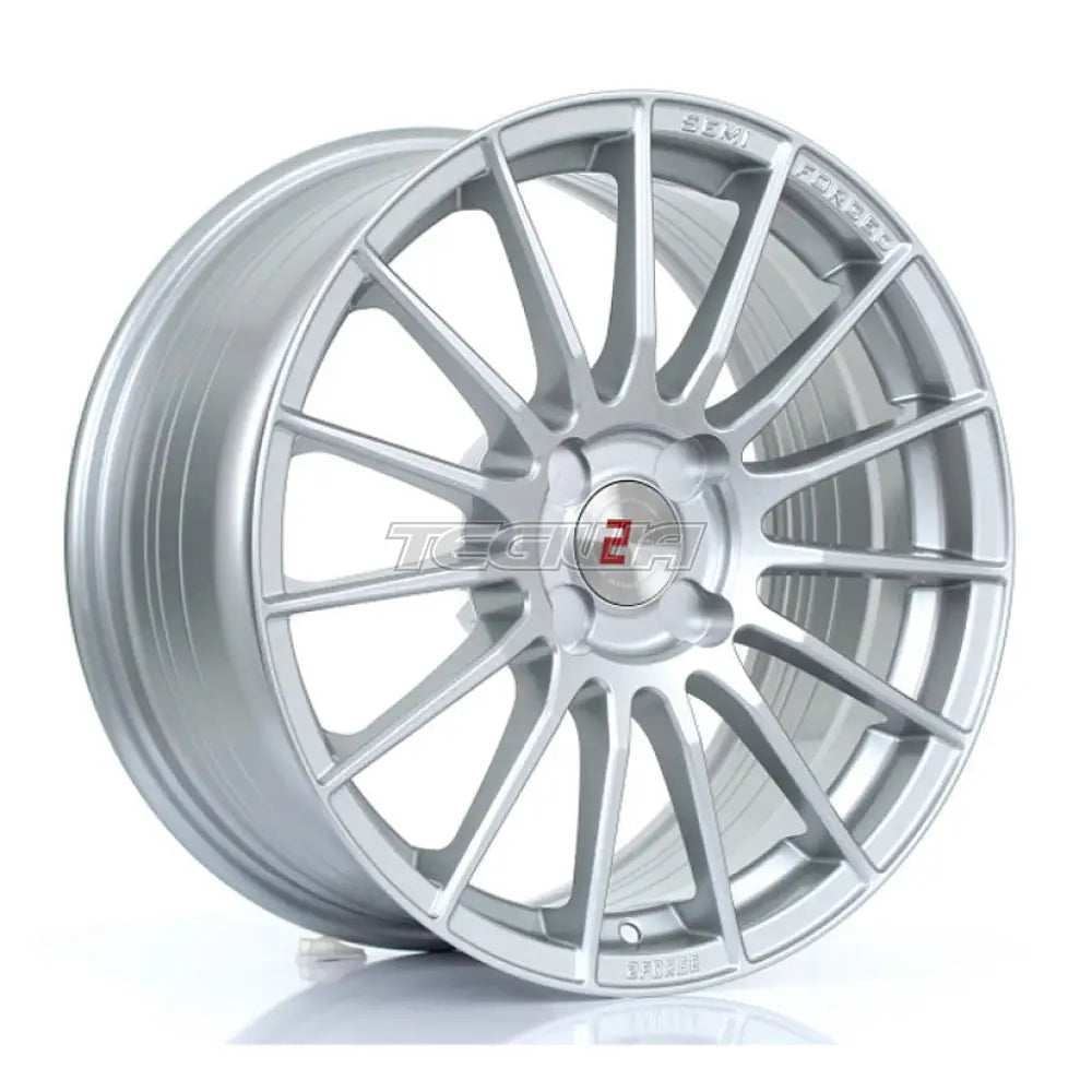 2Forge ZF1 Alloy Wheel 17x8 4x100 ET10 TO 58 72.6mm CB Silver