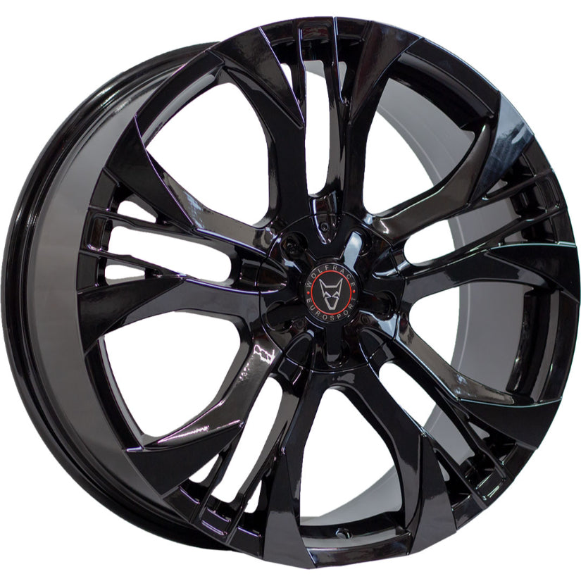 Wolfrace Eurosport Assassin GT2 Alloy Wheel 18x8.5 ET45 6x114 Gloss Black 74.6mm CB