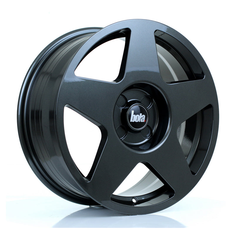BOLA B10 Alloy Wheel 17x7.5 5x112 ET40 To 45 72.6mm CB Gloss Gunmetal