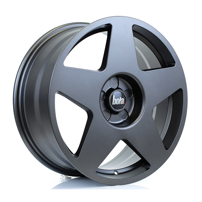 BOLA B10 Alloy Wheel 18x8 5x112 ET30 To 45 72.6mm CB Matt Gunmetal