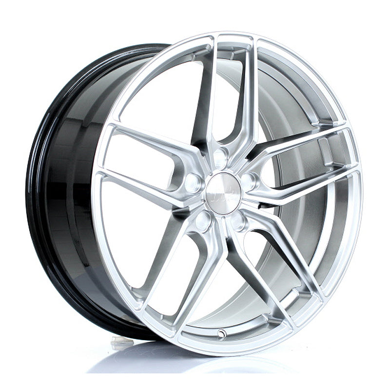 BOLA B11 Alloy Wheel 19x8.5 5x120 ET25 To 52 72.6mm CB Hyper Silver
