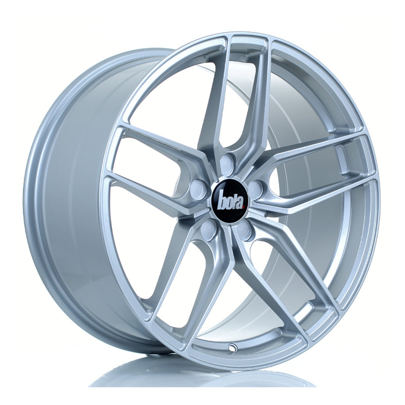 BOLA B11 Alloy Wheel 19x9.5 5x114 ET25 To 45 72.6mm CB Crystal Silver