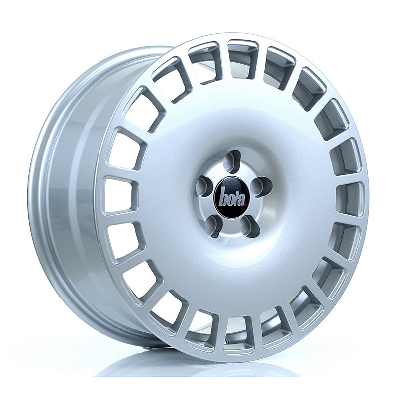 BOLA B12 Alloy Wheel 19x8.5 5x105 ET25 To 45 72.6mm CB Crystal Silver