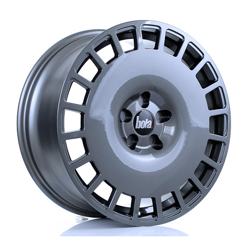 BOLA B12 Alloy Wheel 19x8.5 5x98 ET25 To 45 71.6mm CB Gloss Gunmetal