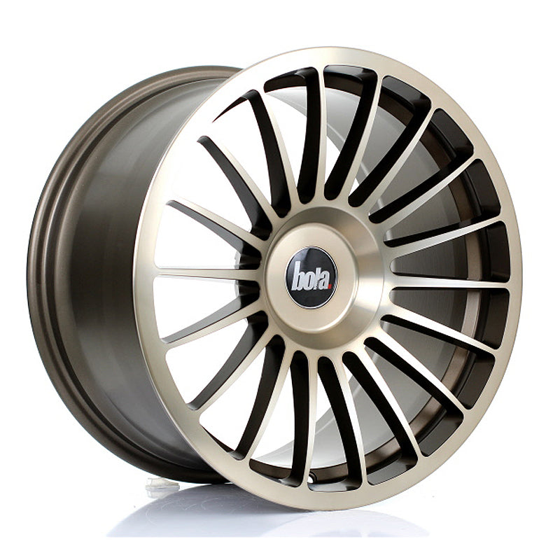 BOLA B14 Alloy Wheel 18x9.5 5x120.65 ET30 To 45 72.6mm CB Hyper Bronze