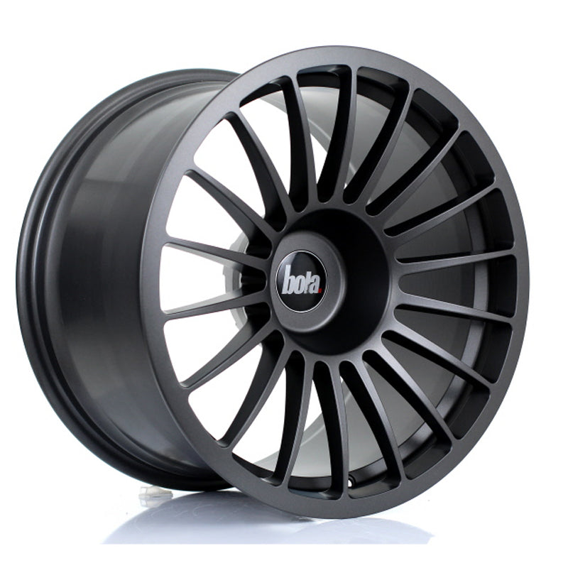 BOLA B14 Alloy Wheel 18x10.5 5x112 ET10 To 25 72.6mm CB Matt Gunmetal