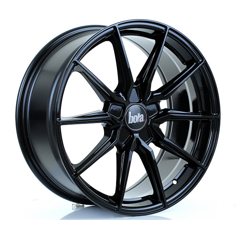 BOLA B16 Alloy Wheel 19x8.5 5x105 ET25 To 45 72.6mm CB Gloss Black