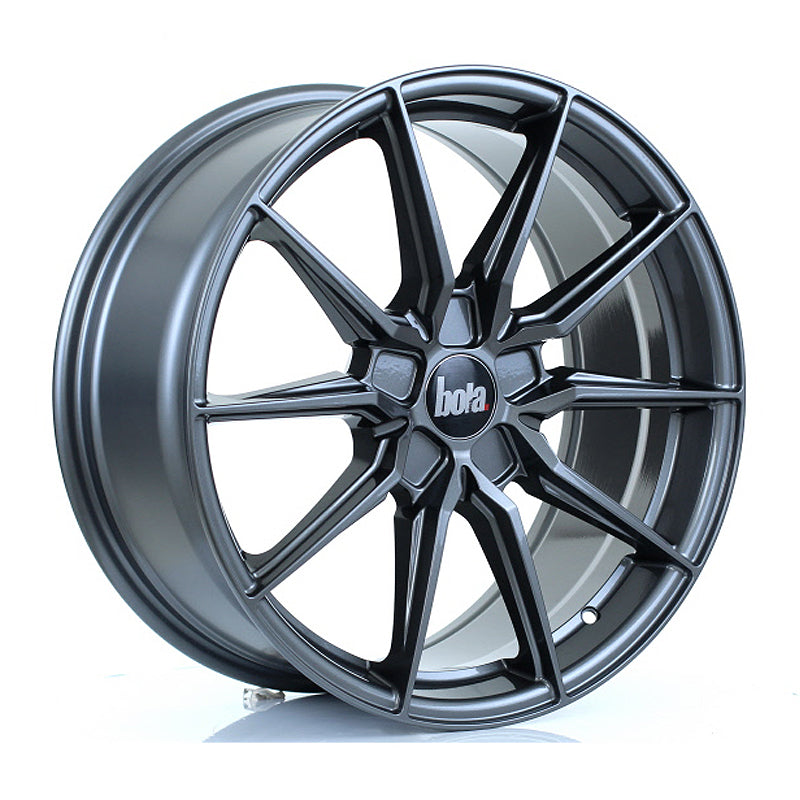 BOLA B16 Alloy Wheel 19x8.5 5x120 ET25 To 45 72.6mm CB Gloss Gunmetal