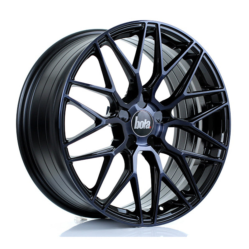 BOLA B17 Alloy Wheel 19x8.25 5x120.65 ET25 To 45 72.6mm CB Black Smoke