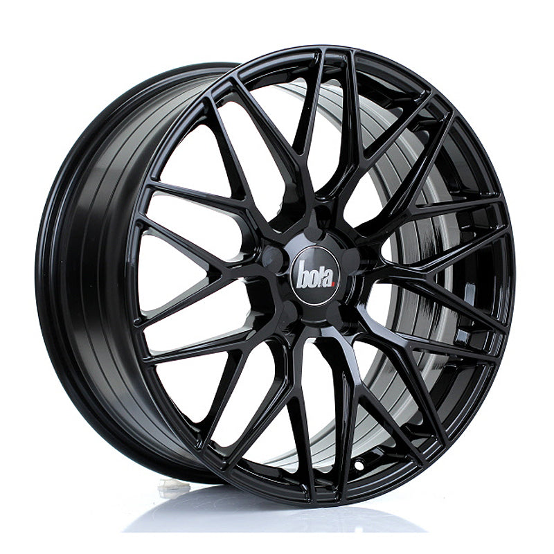 BOLA B17 Alloy Wheel 19x8.25 5x130 ET25 To 45 72.6mm CB Gloss Black