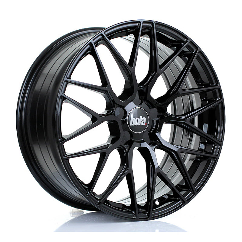 BOLA B17 Alloy Wheel 19x8.5 5x130 ET15 To 45 72.6mm CB Gloss Black