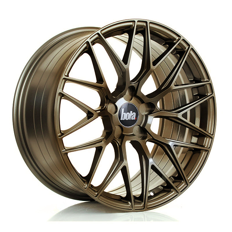 BOLA B17 Alloy Wheel 19x8.5 5x114 ET15 To 45 72.6mm CB Gloss Bronze