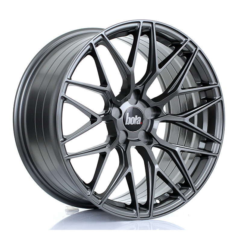 BOLA B17 Alloy Wheel 19x9.5 5x114 ET25 To 45 72.6mm CB Gloss Gunmetal