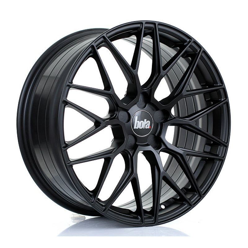 BOLA B17 Alloy Wheel 19x8.5 5x98 ET25 To 45 72.6mm CB Matt Black