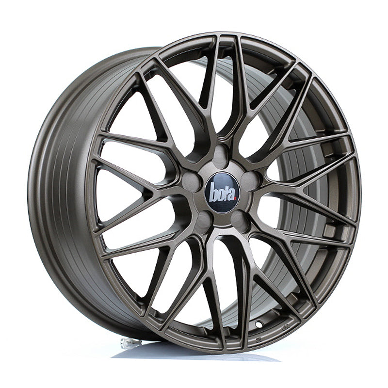 BOLA B17 Alloy Wheel 19x9.5 5x128 ET15 To 45 72.6mm CB Matt Bronze