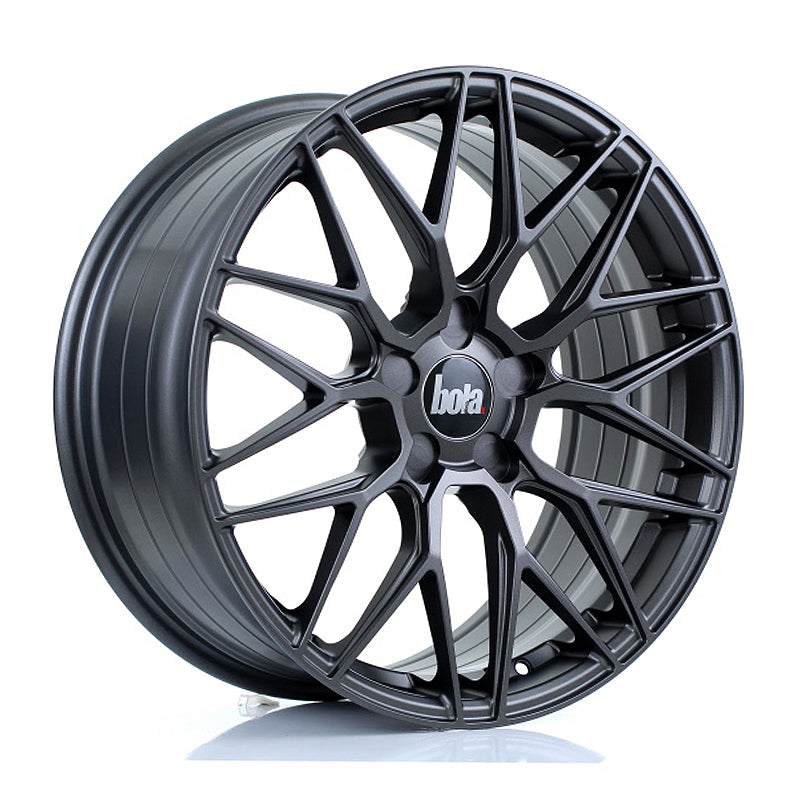 BOLA B17 Alloy Wheel 19x8.5 5x120 ET25 To 45 72.6mm CB Matt Gunmetal