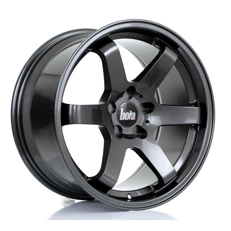 BOLA B1 Alloy Wheel 18x9.5 5x118 ET35 To 45 67.1mm CB Gloss Gunmetal