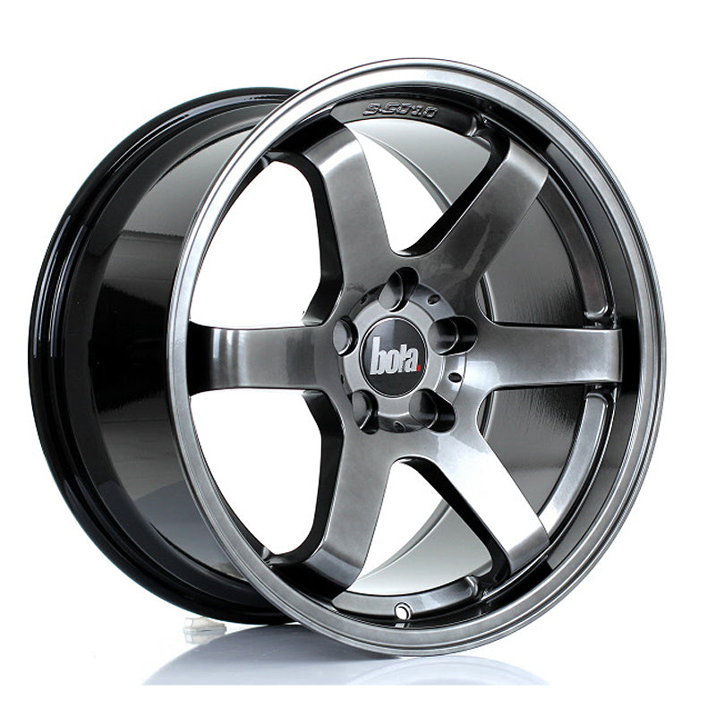 BOLA B1 Alloy Wheel 18x9.5 5x110 ET35 To 45 67.1mm CB Hyper Black