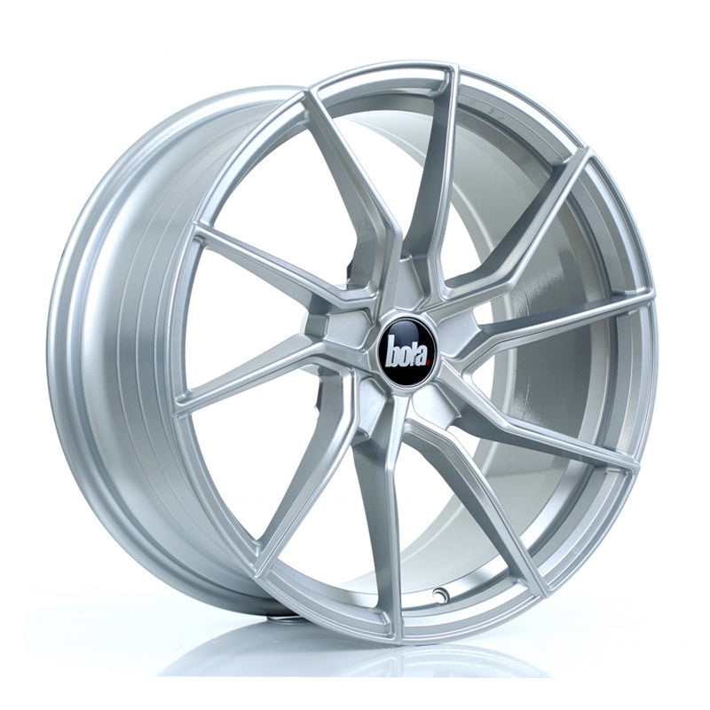 BOLA B25 Alloy Wheel 18x8.5 5x98 ET25 To 45 72.6mm CB Crystal Silver