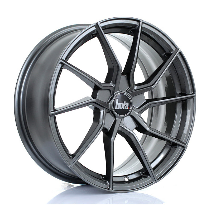 BOLA B25 Alloy Wheel 17x7.5 5x114 ET40 To 45 72.6mm CB Gloss Gunmetal