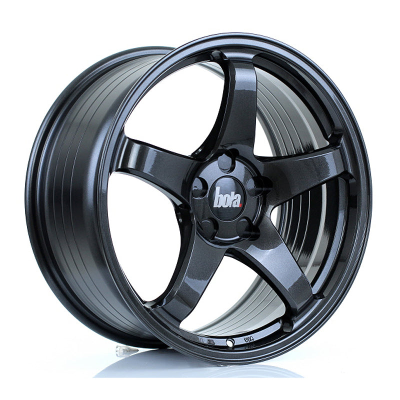BOLA B2R Alloy Wheel 18x8.5 5x118 ET30 To 45 72.6mm CB Gloss Gunmetal