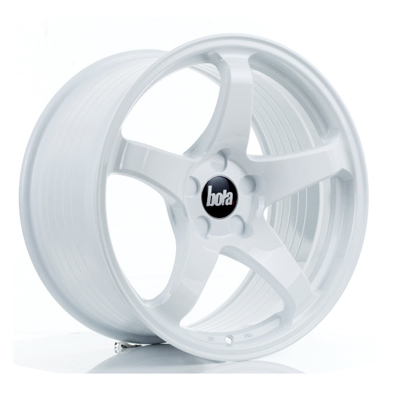 BOLA B2R Alloy Wheel 18x9.5 5x108 ET30 To 45 72.6mm CB White