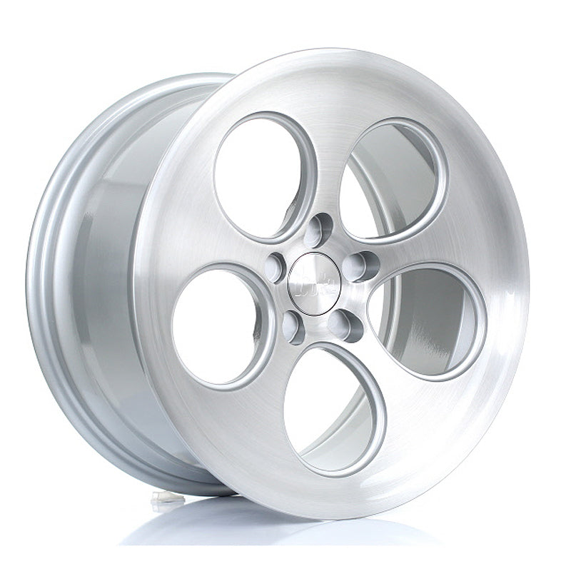 BOLA B5 Alloy Wheel 18x9.5 5x120 ET40 To 45 72.6mm CB Silver Brushed Polished Face