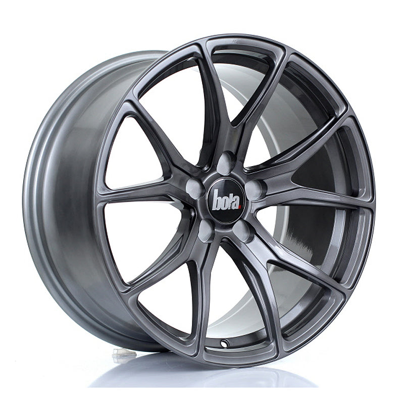 BOLA B6 Alloy Wheel 18x9 5x118 ET30 To 45 72.6mm CB Gloss Titanium