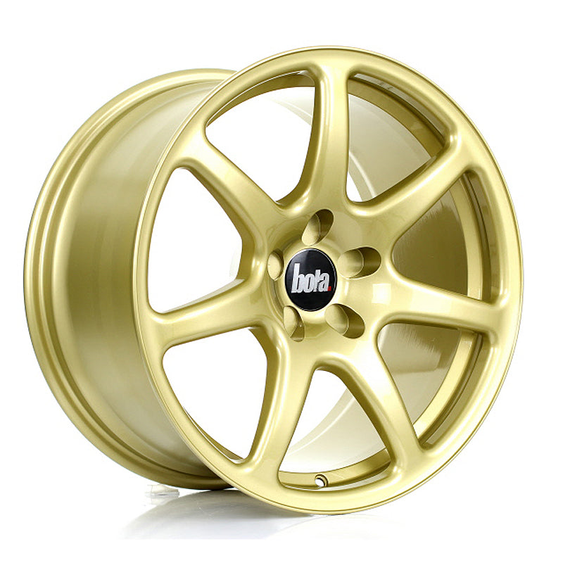 BOLA B7 Alloy Wheel 18x9.5 5x118 ET25 To 45 72.6mm CB Gold