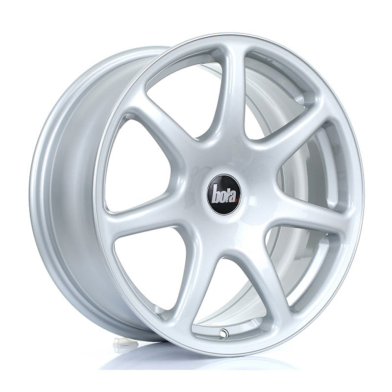 BOLA B7 Alloy Wheel 17x7.5 4x100 ET40 To 45 72.6mm CB Silver