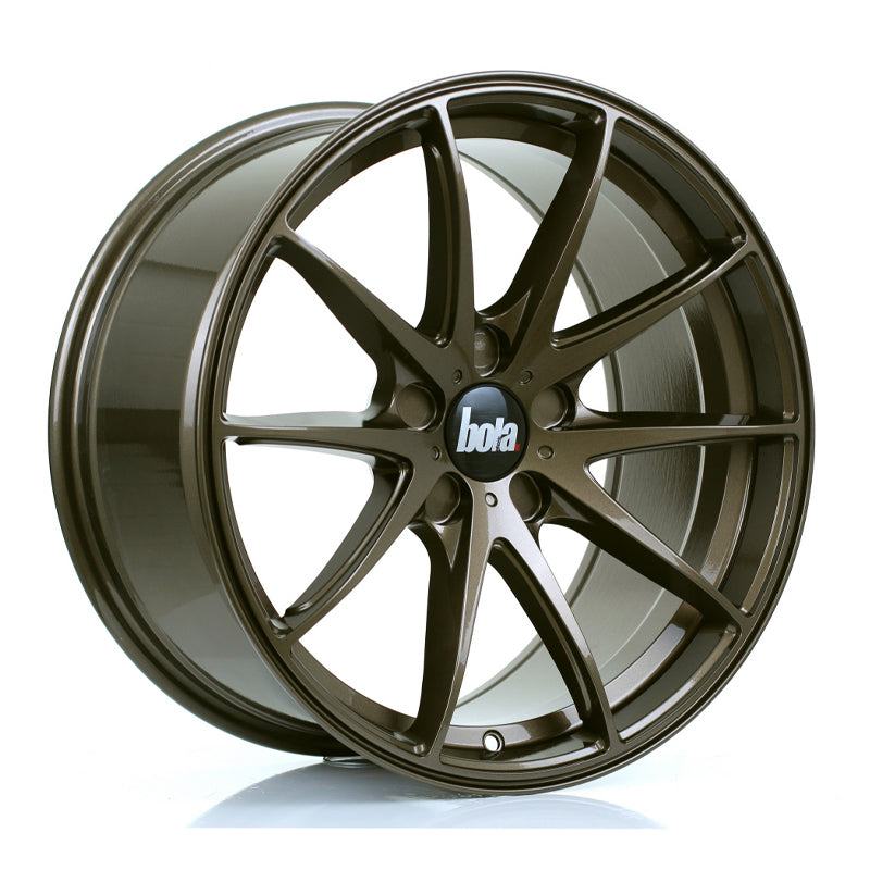 BOLA B9 Alloy Wheel 18x9 5x108 ET30 To 45 72.6mm CB Gloss Bronze