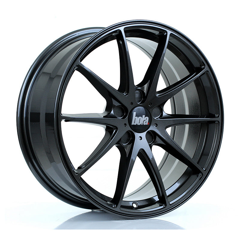 BOLA B9 Alloy Wheel 18x8 5x120 ET30 To 45 72.6mm CB Gloss Gunmetal