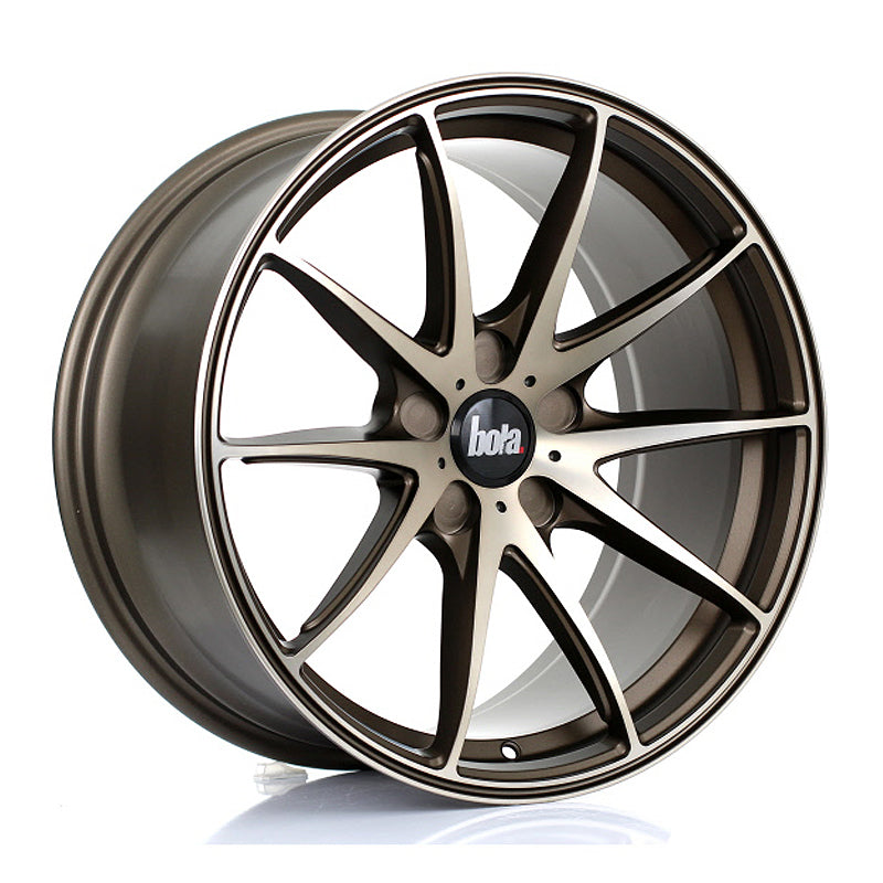 BOLA B9 Alloy Wheel 18x9 5x110 ET30 To 45 72.6mm CB Hyper Bronze