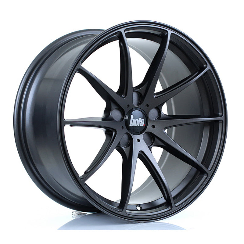 BOLA B9 Alloy Wheel 18x9 5x120 ET30 To 45 72.6mm CB Matt Gunmetal