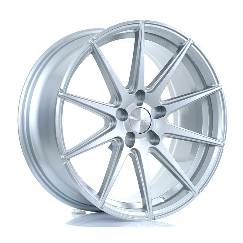 BOLA CSR Alloy Wheel 19x8.5 5x110 ET15 To 45 72.6mm CB Crystal Silver