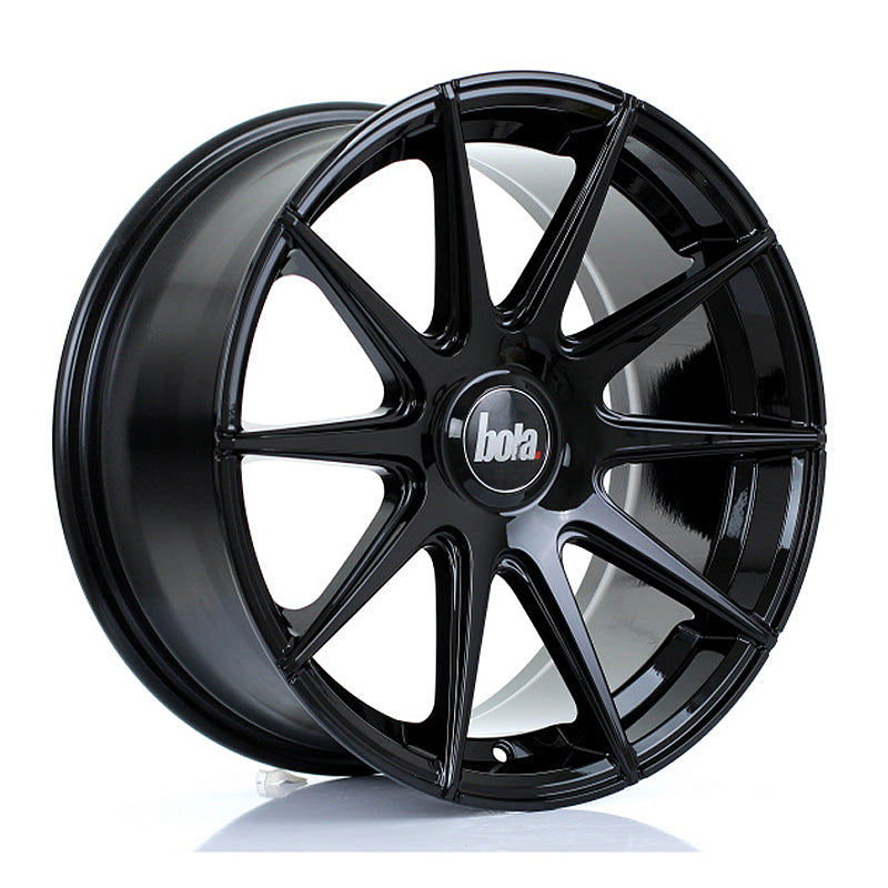 BOLA CSR Alloy Wheel 17x8 5x120.65 ET35 To 45 72.6mm CB Gloss Black