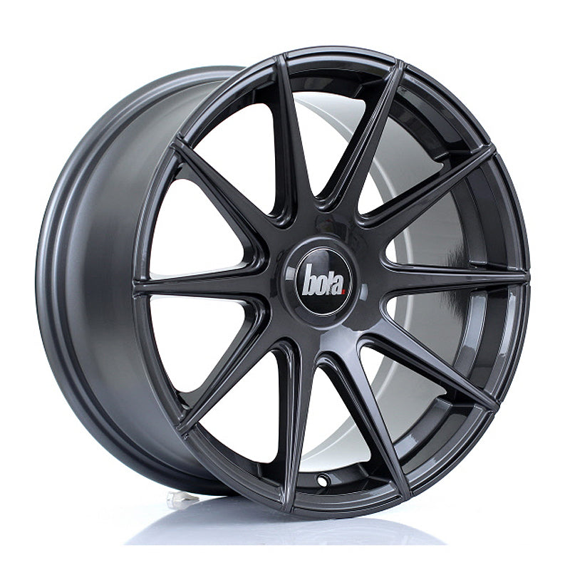 BOLA CSR Alloy Wheel 17x8 5x114 ET35 To 45 72.6mm CB Gloss Gunmetal