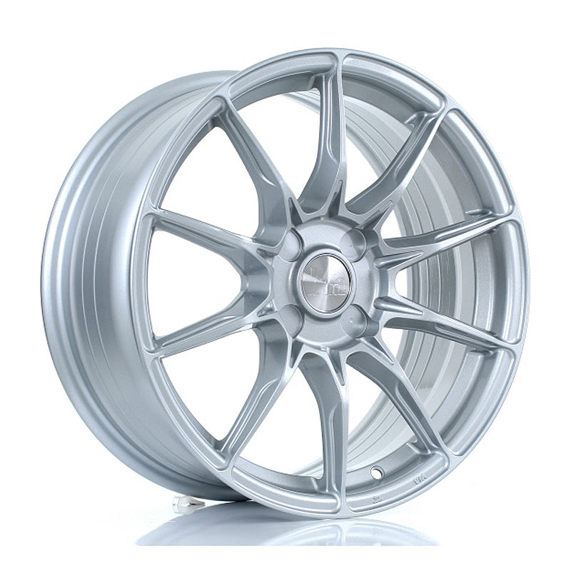 BOLA FLB Alloy Wheel 17x7.5 4x114 ET40 To 45 72.6mm CB Crystal Silver