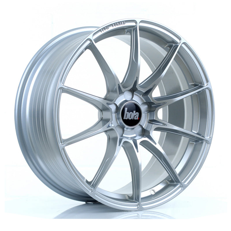 BOLA FLB Alloy Wheel 19x8.5 5x120 ET25 To 45 72.6mm CB Crystal Silver